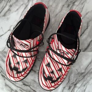 Strange Cult Halloween Jack O’lantern candy cane krypt keeper shoes size 9